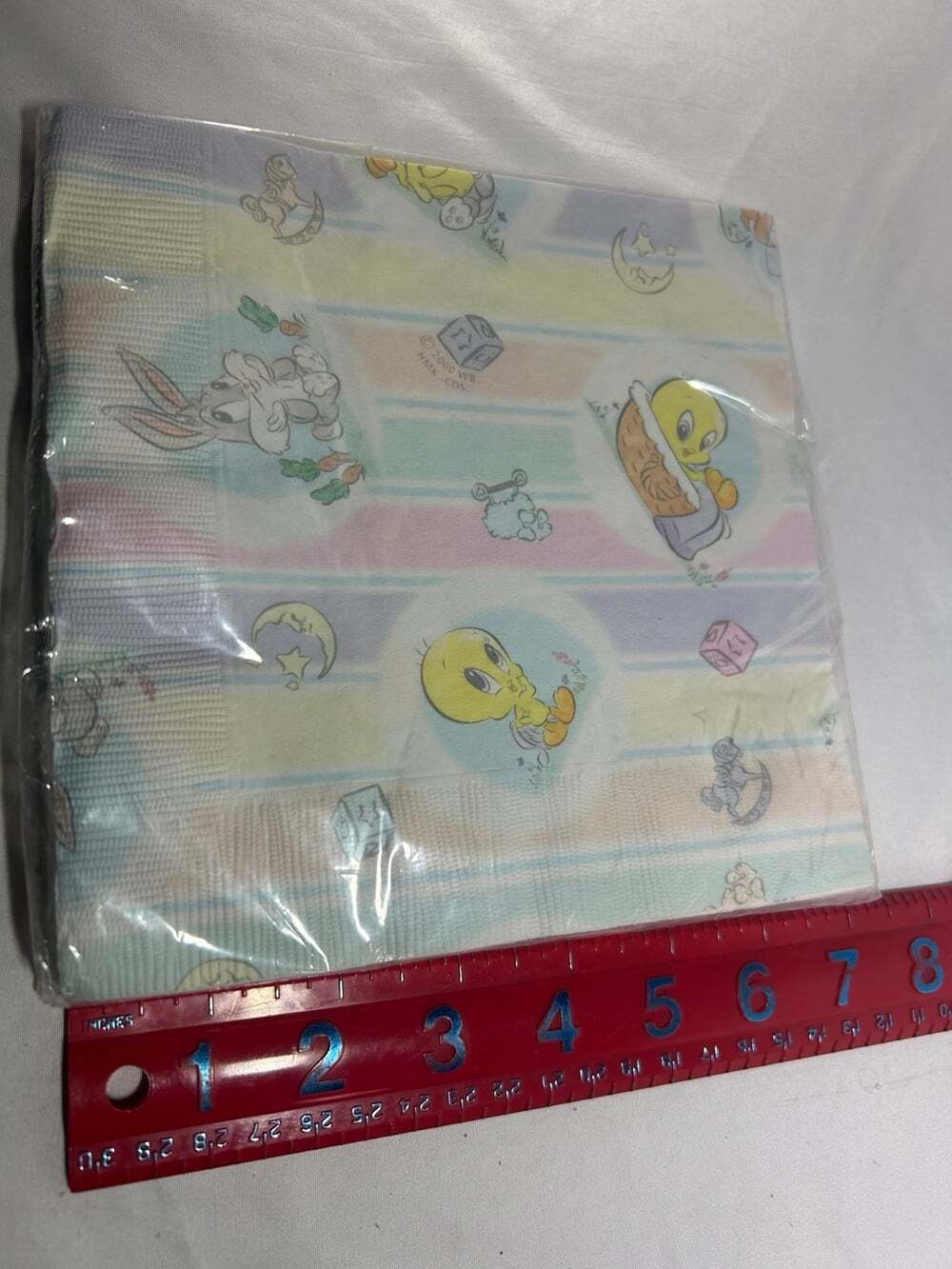 VTG Baby Shower Looney Toon Napkins 16 pk 3 ply Classic Collection square